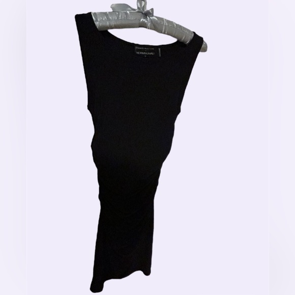 Norma Kamali Ruched stretch-jersey midi dress - Women - Black Dresses Bodycon - Picture 5 of 7